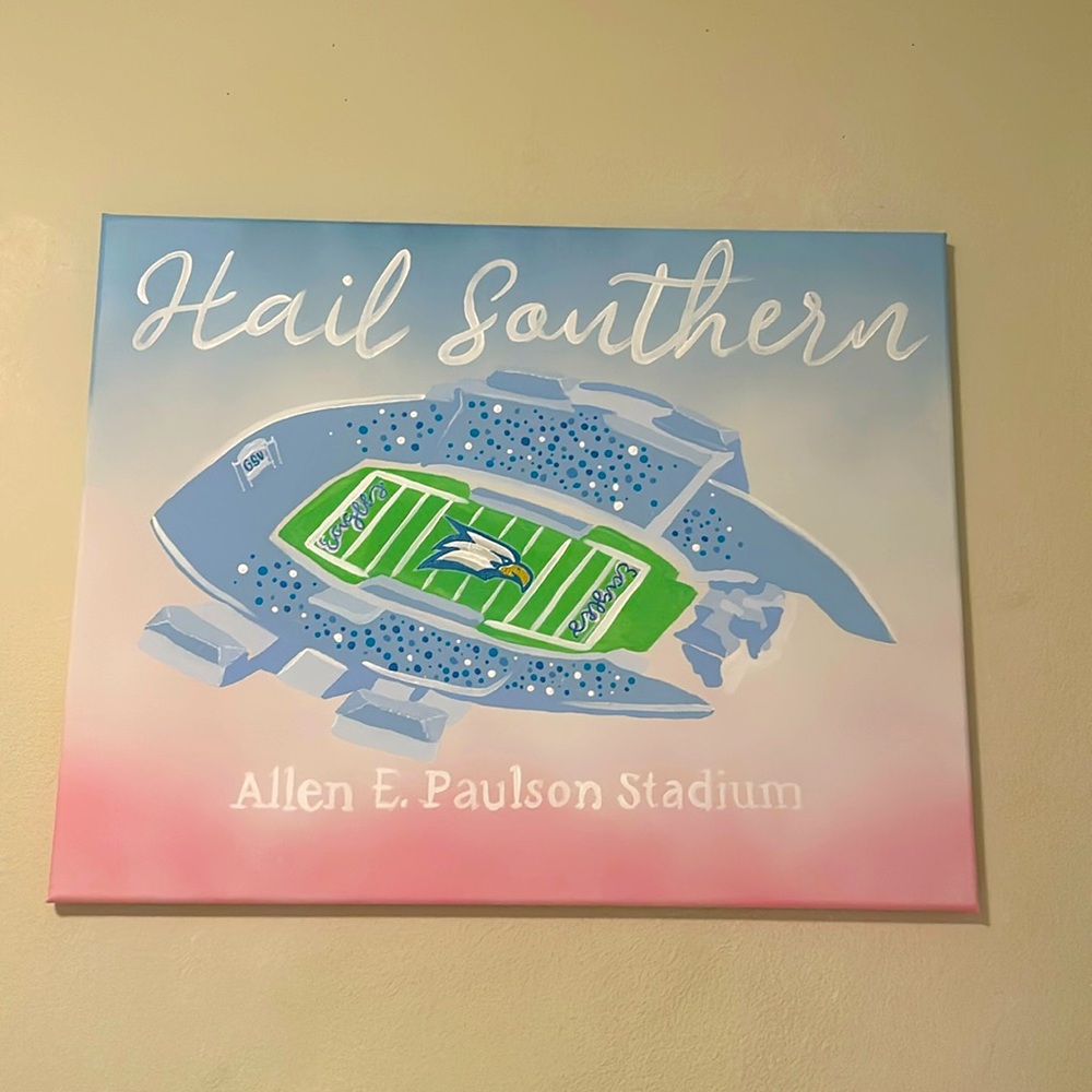 Georgia Southern Stadium Painting